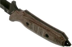 Viper Fearless VT4020CM Sleipner DLC, Brown Canvas Micarta, Fixed Knife, Rumici Design -Famous Knife Shop VPVT4020CM 04 viper