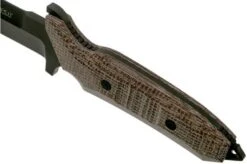 Viper Fearless VT4020CM Sleipner DLC, Brown Canvas Micarta, Fixed Knife, Rumici Design -Famous Knife Shop VPVT4020CM 05 viper