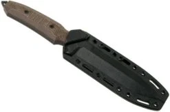 Viper Fearless VT4020CM Sleipner DLC, Brown Canvas Micarta, Fixed Knife, Rumici Design -Famous Knife Shop VPVT4020CM 06 viper