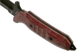 Viper Fearless VT4020CR Sleipner DLC, Red Canvas Micarta, Fixed Knife, Rumici Design -Famous Knife Shop VPVT4020CR 04 viper