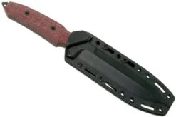 Viper Fearless VT4020CR Sleipner DLC, Red Canvas Micarta, Fixed Knife, Rumici Design -Famous Knife Shop VPVT4020CR 06 viper