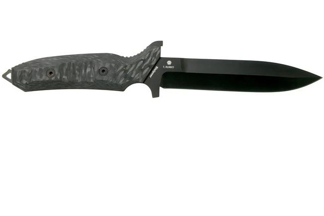 Viper Fearless VT4020FC Sleipner DLC, Carbon Fibre, Fixed Knife, Rumici Design 4 Viper Fearless VT4020FC Sleipner DLC, Carbon Fibre, Fixed Knife, Rumici Design - Image 2