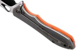 WE Knife 715A Ignition, Orange G10, Two Tone Blade, Pocket Knife -Famous Knife Shop WK715A 05 we knife wk715a 05