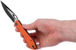 WE Knife 715A Ignition, Orange G10, Two Tone Blade, Pocket Knife -Famous Knife Shop WK715A 08 we knife wk715a 08