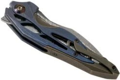 WE Knife Arrakis 906DS-1 Damasteel, Titanium Pocket Knife, Elijah Isham Design -Famous Knife Shop WK906DS 1 04 we knife