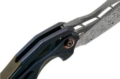 WE Knife Arrakis 906DS-1 Damasteel, Titanium Pocket Knife, Elijah Isham Design -Famous Knife Shop WK906DS 1 06 we knife