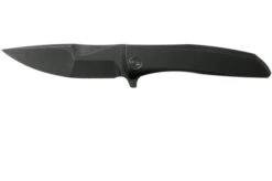 WE Knife Scoppio 923D Black, Blackwashed Pocket Knife, Toni Tietzel Design