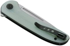 WE Knife Saakshi WE20020C-4 Stonewashed, Natural G10 Pocket Knife -Famous Knife Shop WKWE20020C 4 04 we knife