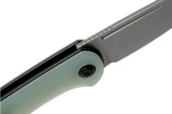 WE Knife Saakshi WE20020C-4 Stonewashed, Natural G10 Pocket Knife -Famous Knife Shop WKWE20020C 4 06 we knife