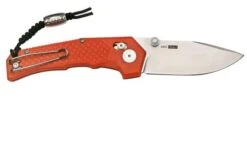 Willumsen Zero7, Z722SOR Orange Pocket Knife -Famous Knife Shop WNZ722SOR 02 willumsen