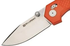 Willumsen Zero7, Z722SOR Orange Pocket Knife -Famous Knife Shop WNZ722SOR 03 willumsen