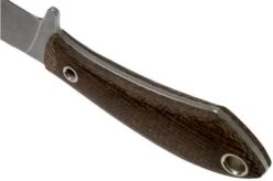 White River Knives Sendero Pack Hunting Knife Natural Burlap Micarta, Jerry Fisk Design -Famous Knife Shop WRJF PAC BNA 04 white river knives