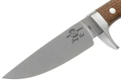 White River Knives Sendero Classic Hunting Knife Natural Burlap Micarta, Jerry Fisk Design -Famous Knife Shop WRJF SC BNA 03 white river knives